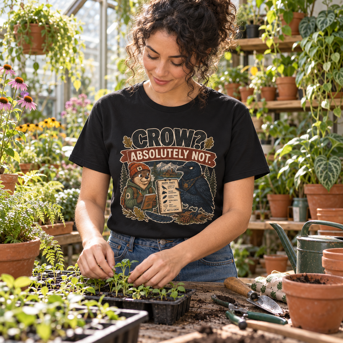 Crow, Absolutely Not Version 1 T‑Shirt
