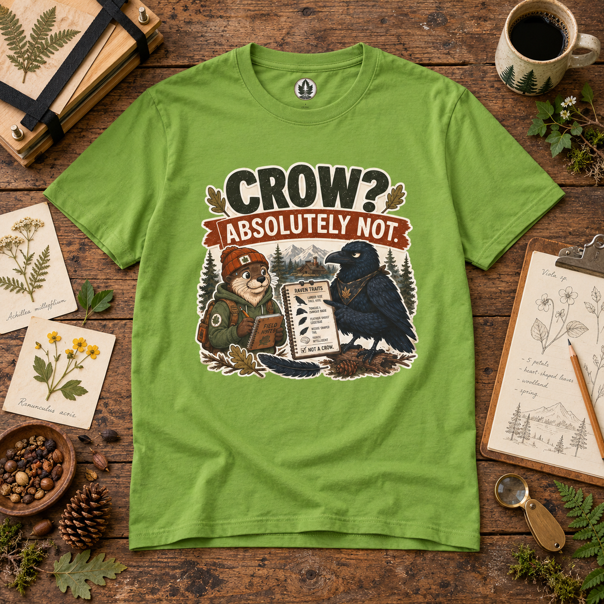 Crow, Absolutely Not Version 1 T‑Shirt