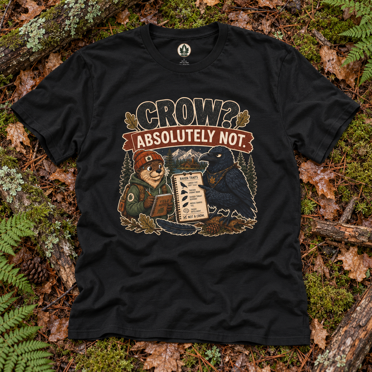 Crow, Absolutely Not Version 1 T‑Shirt