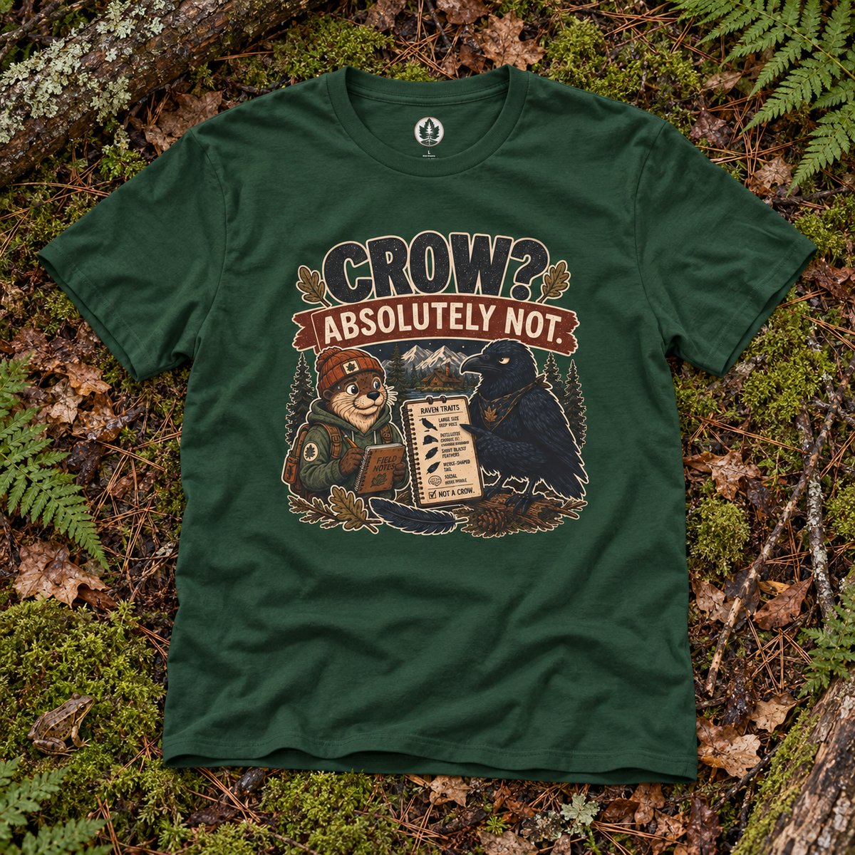 Crow, Absolutely Not Version 1 T‑Shirt