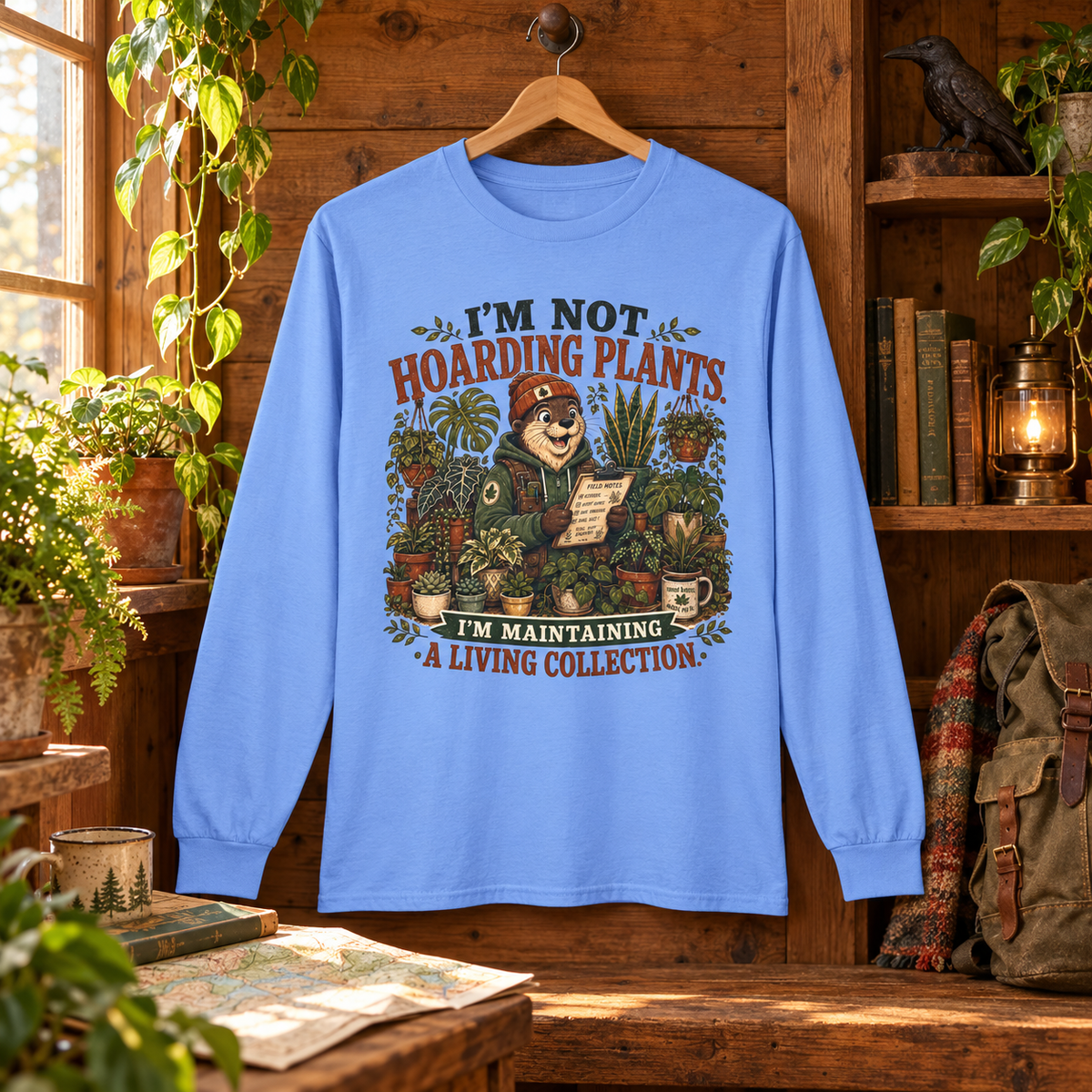 I'm Not Hoarding Plants, I'm Maintaining A Living Collection Otto and Echo Long Sleeve T-Shirt
