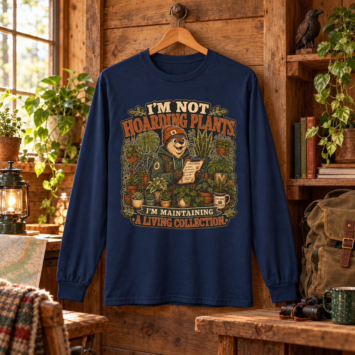 I'm Not Hoarding Plants, I'm Maintaining A Living Collection Otto and Echo Long Sleeve T-Shirt