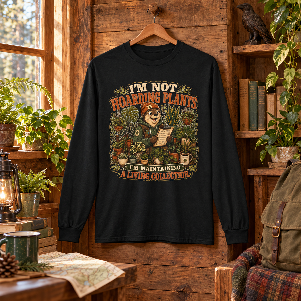 I'm Not Hoarding Plants, I'm Maintaining A Living Collection Otto and Echo Long Sleeve T-Shirt