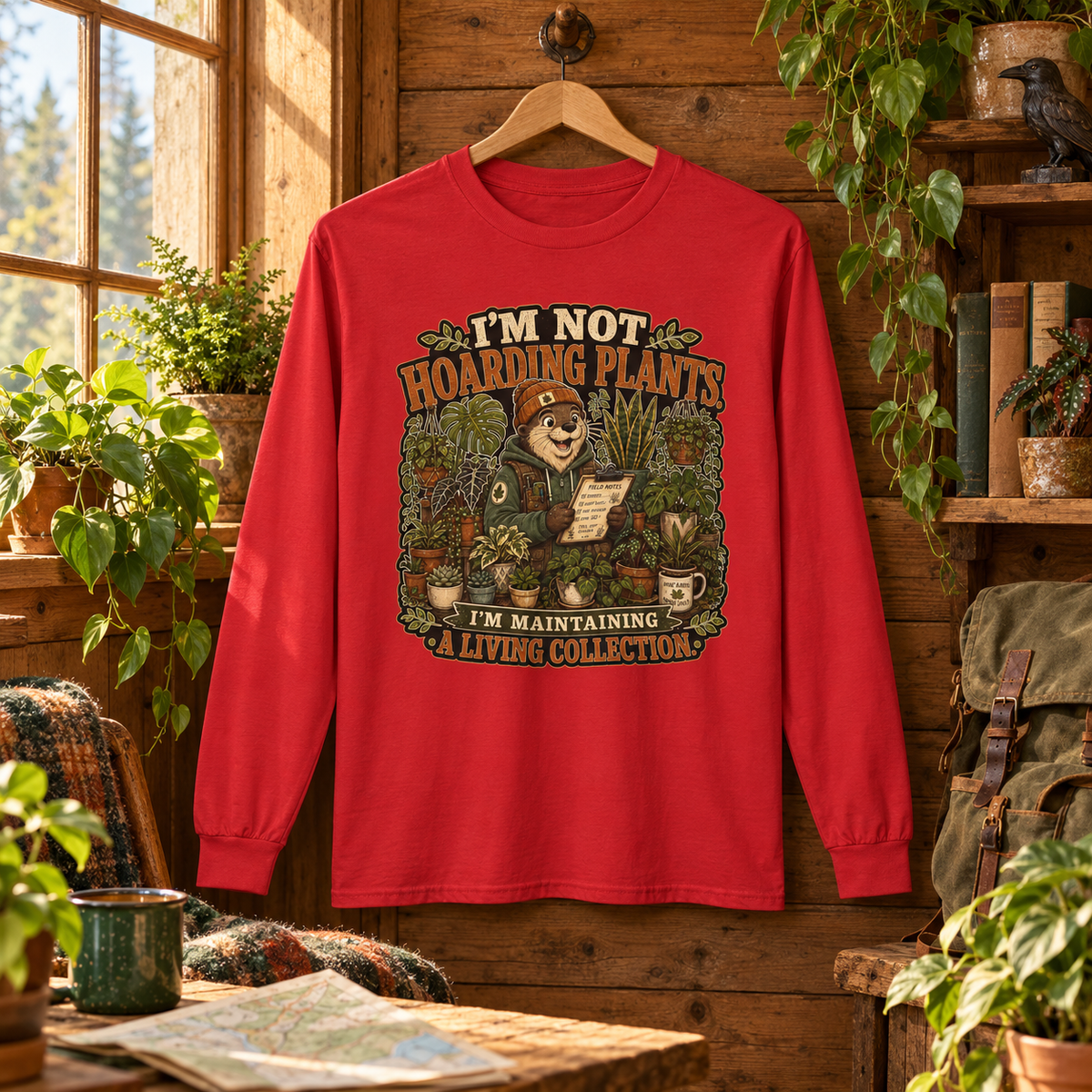 I'm Not Hoarding Plants, I'm Maintaining A Living Collection Otto and Echo Long Sleeve T-Shirt