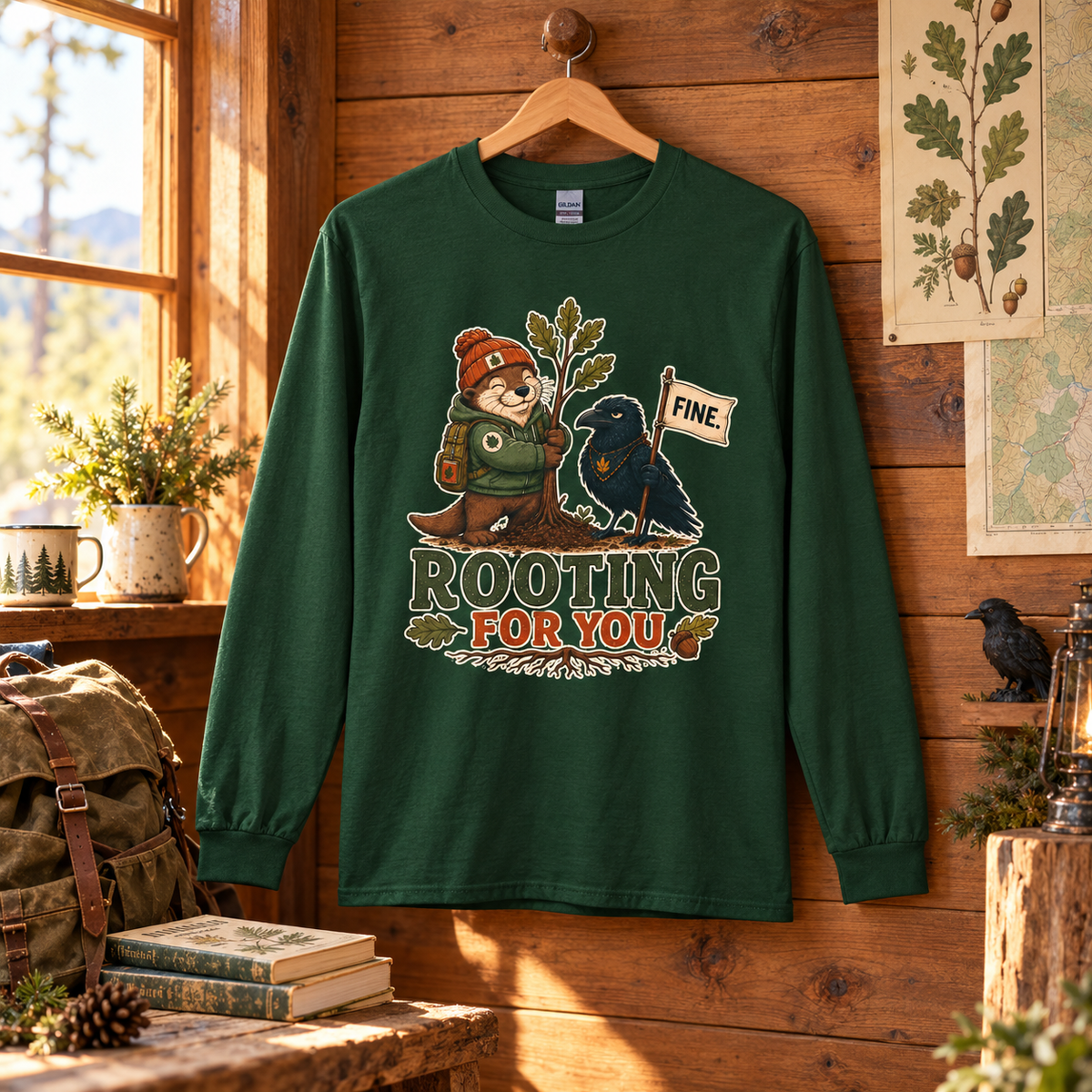 Rooting for You Otto and Echo Long Sleeve T-Shirt