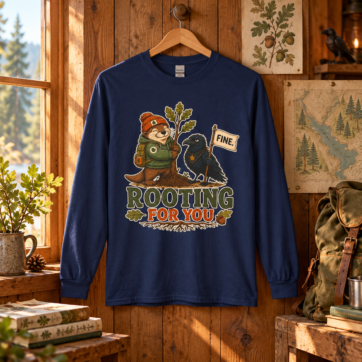 Rooting for You Otto and Echo Long Sleeve T-Shirt