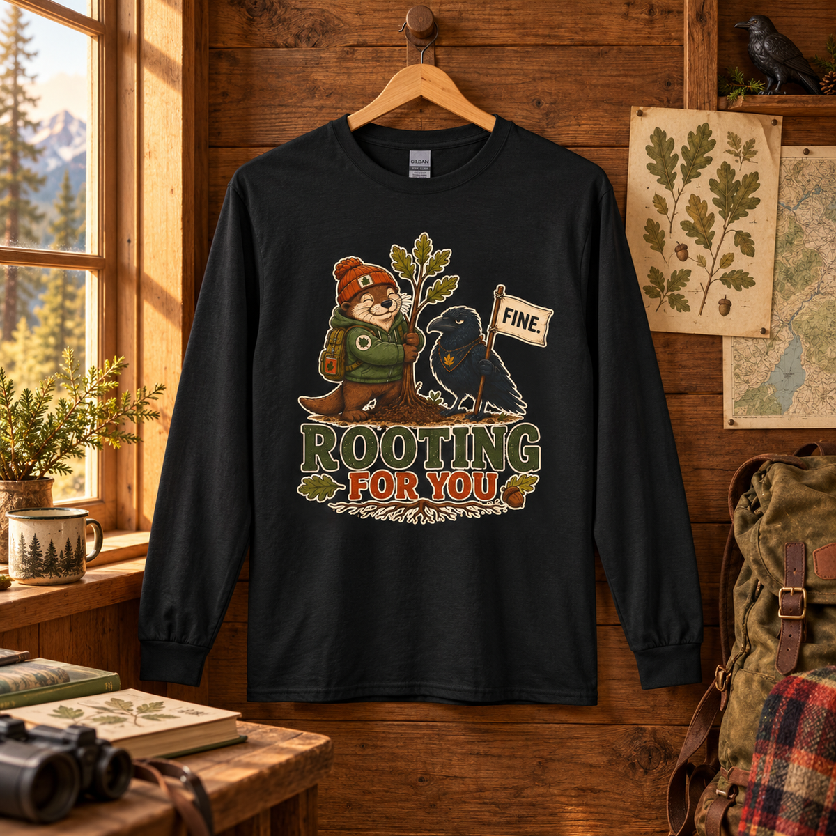 Rooting for You Otto and Echo Long Sleeve T-Shirt
