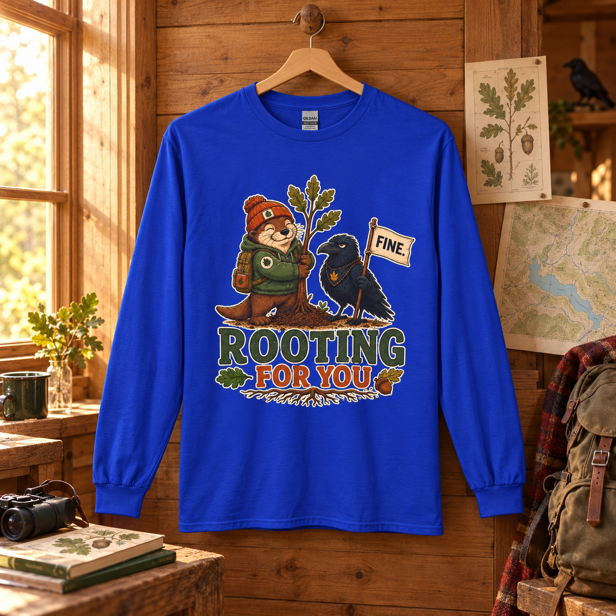 Rooting for You Otto and Echo Long Sleeve T-Shirt