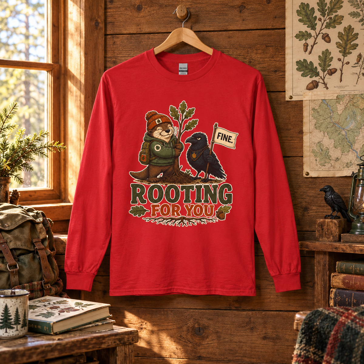 Rooting for You Otto and Echo Long Sleeve T-Shirt