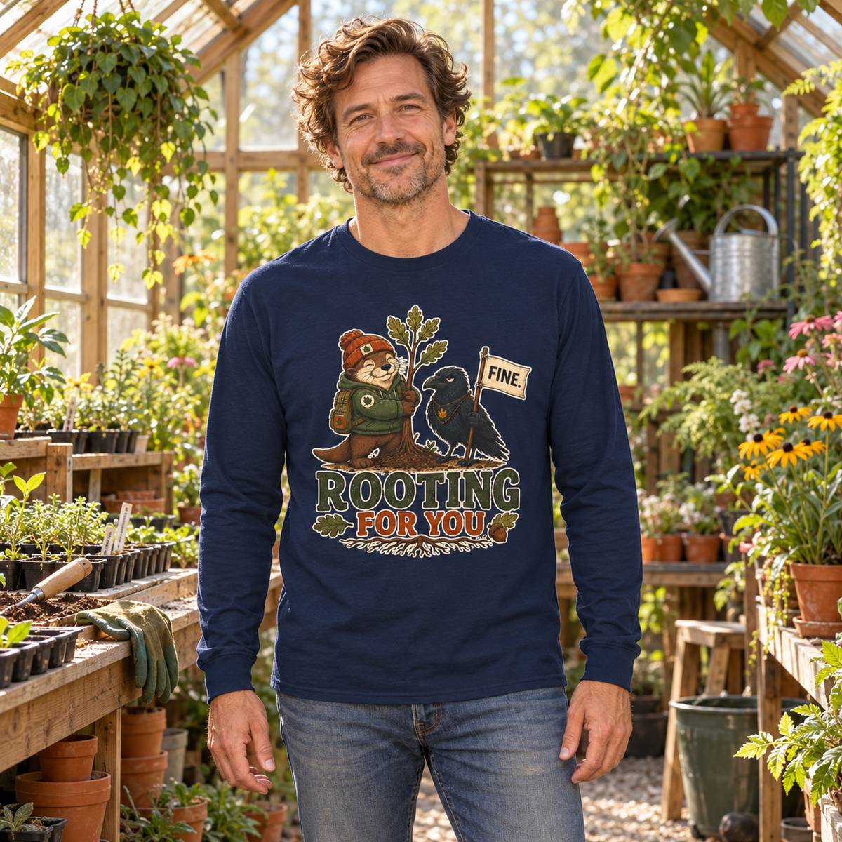 Rooting for You Otto and Echo Long Sleeve T-Shirt
