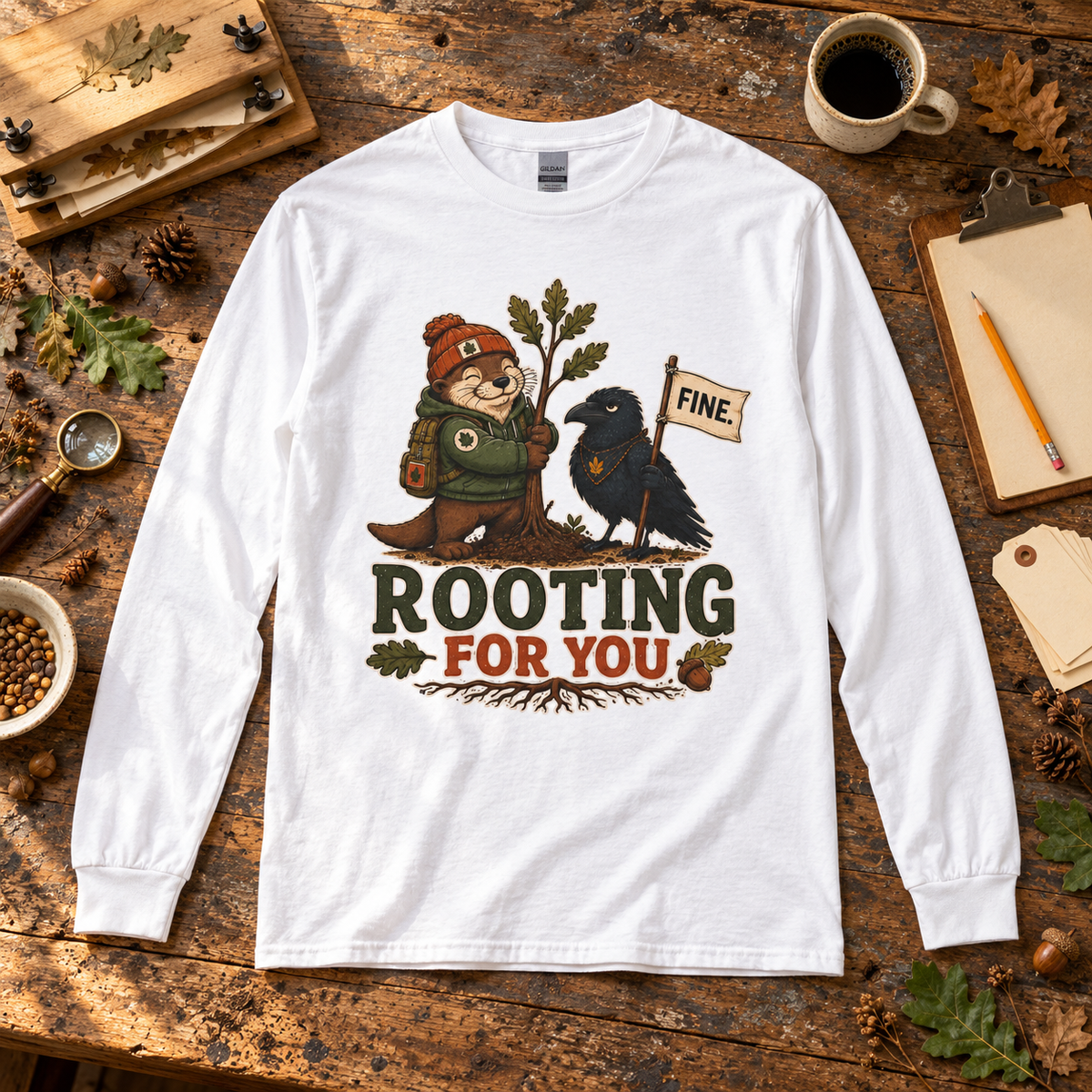 Rooting for You Otto and Echo Long Sleeve T-Shirt