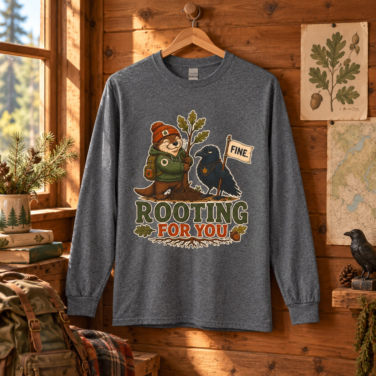 Rooting for You Otto and Echo Long Sleeve T-Shirt