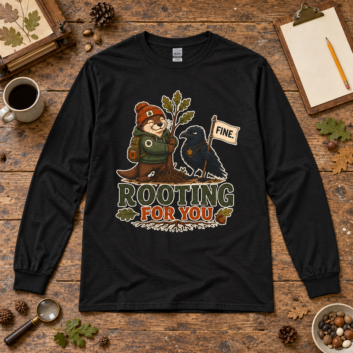 Rooting for You Otto and Echo Long Sleeve T-Shirt