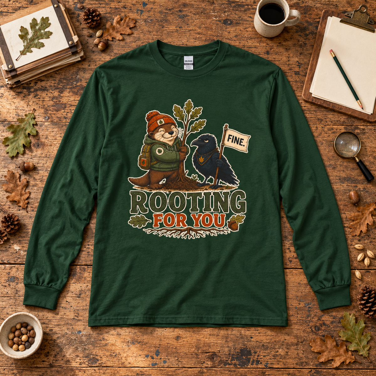 Rooting for You Otto and Echo Long Sleeve T-Shirt