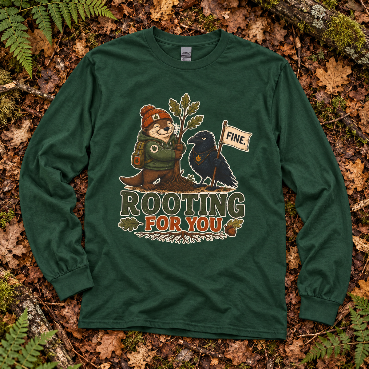 Rooting for You Otto and Echo Long Sleeve T-Shirt