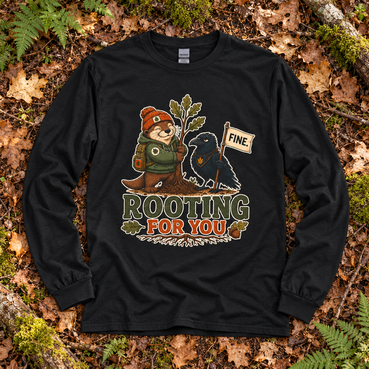 Rooting for You Otto and Echo Long Sleeve T-Shirt