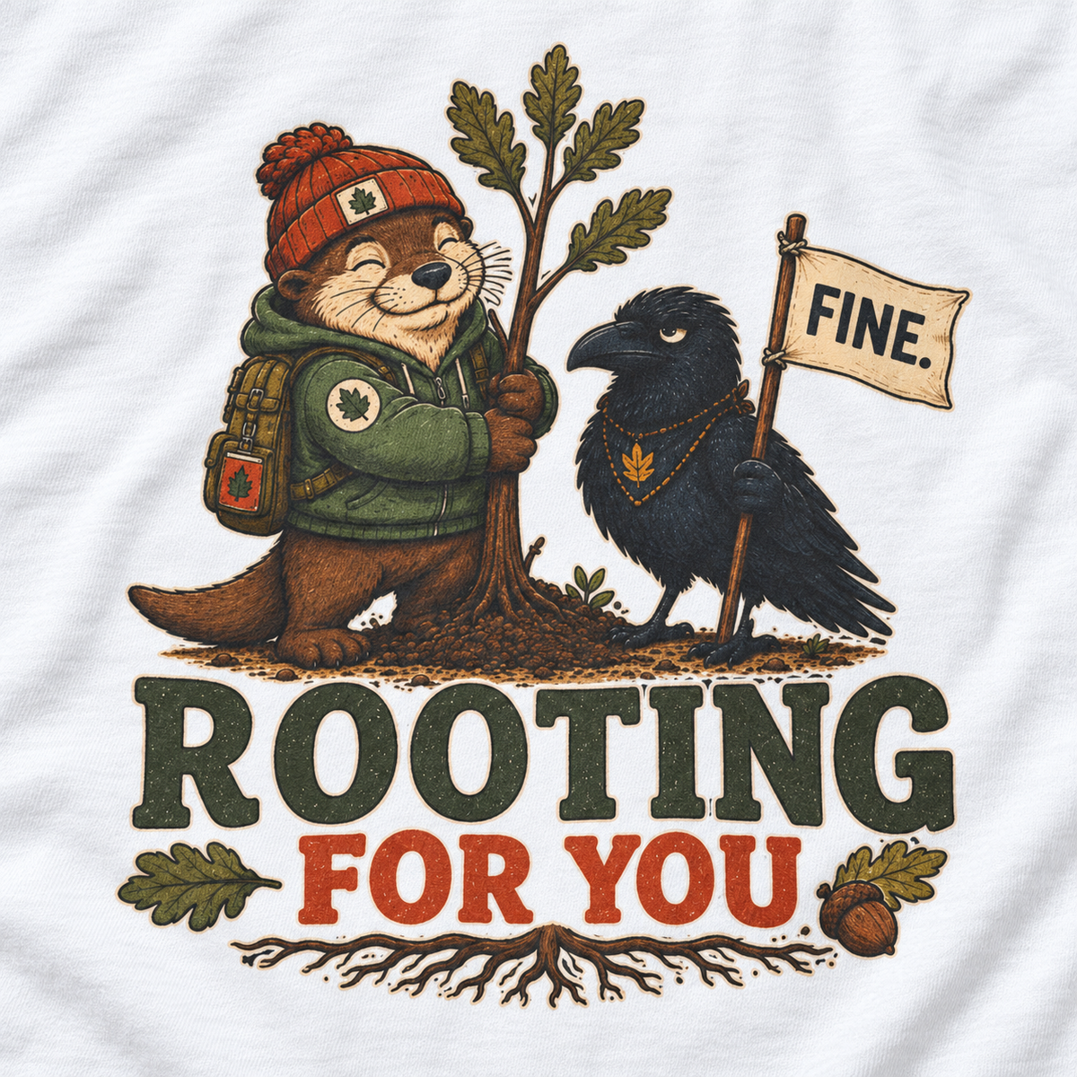 Rooting for You Otto and Echo Long Sleeve T-Shirt