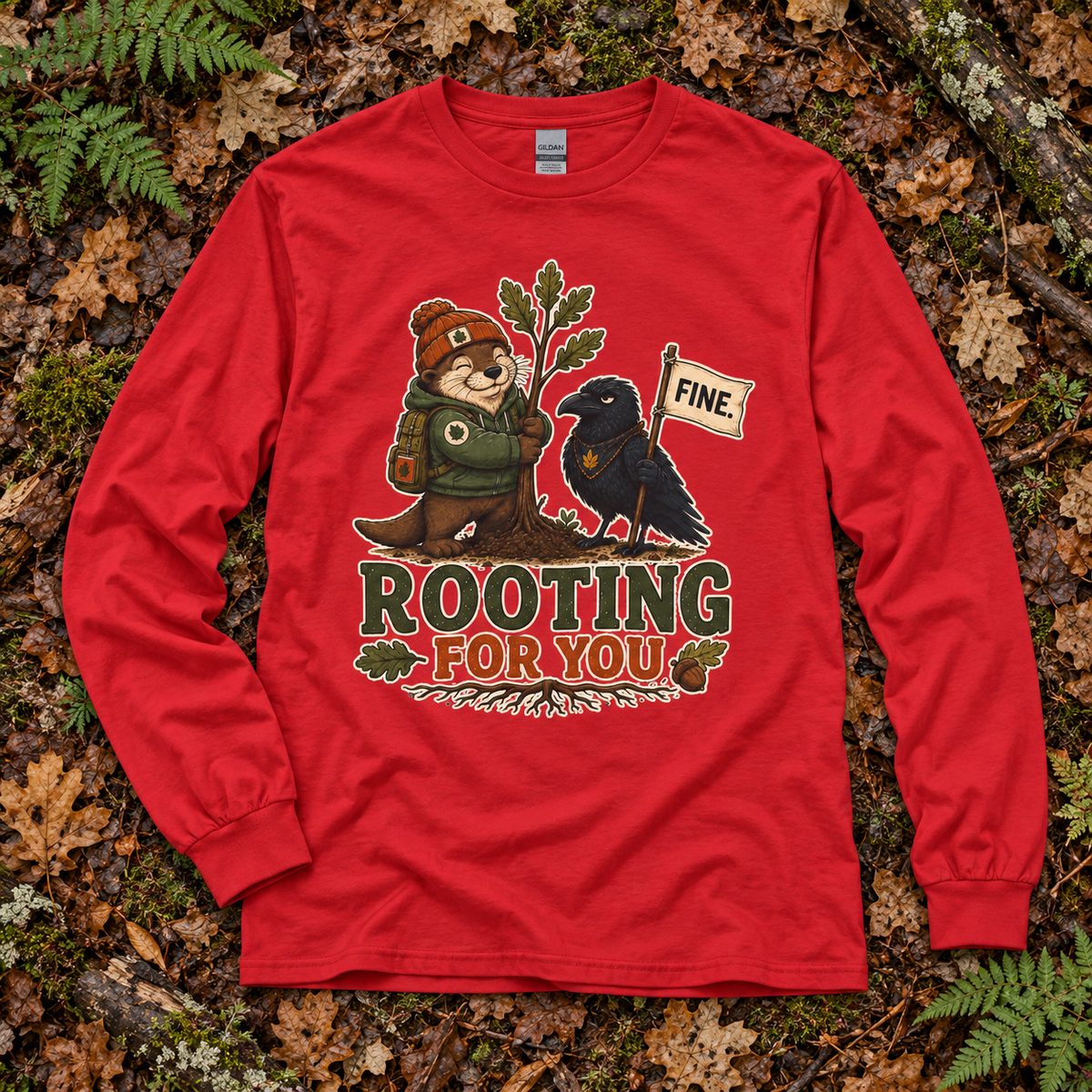 Rooting for You Otto and Echo Long Sleeve T-Shirt