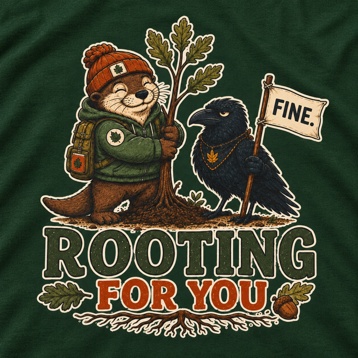Rooting for You Otto and Echo Long Sleeve T-Shirt