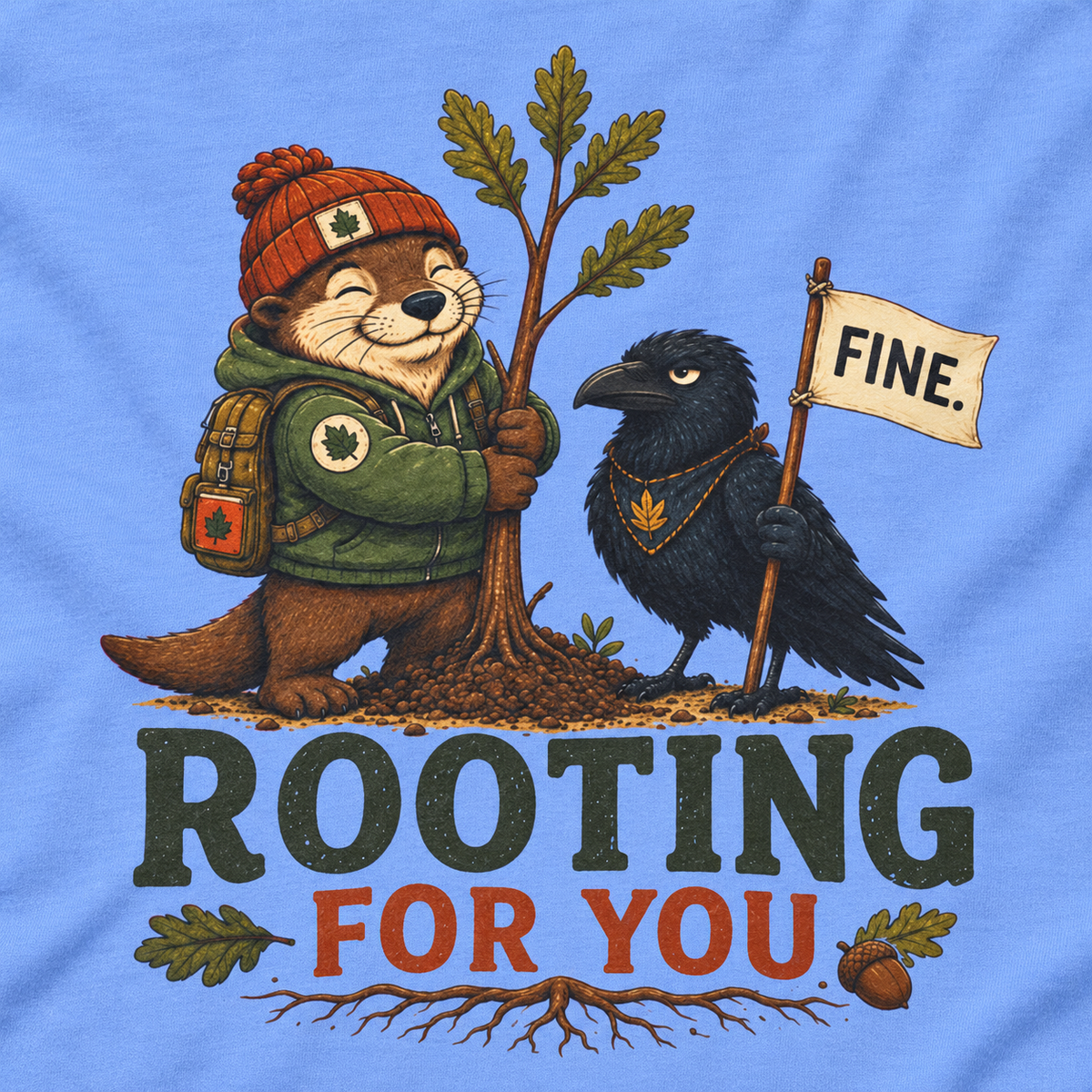 Rooting for You Otto and Echo Long Sleeve T-Shirt