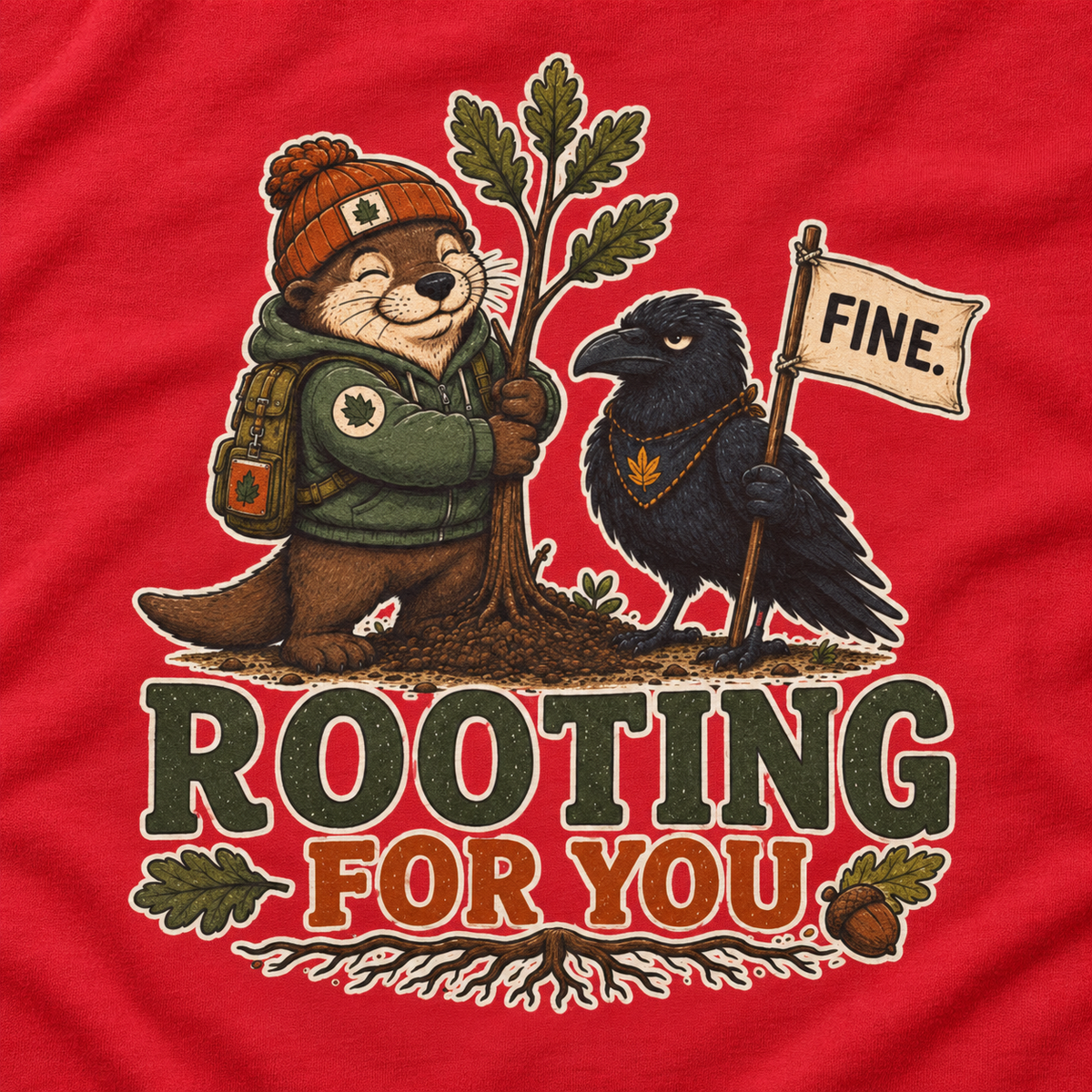 Rooting for You Otto and Echo Long Sleeve T-Shirt