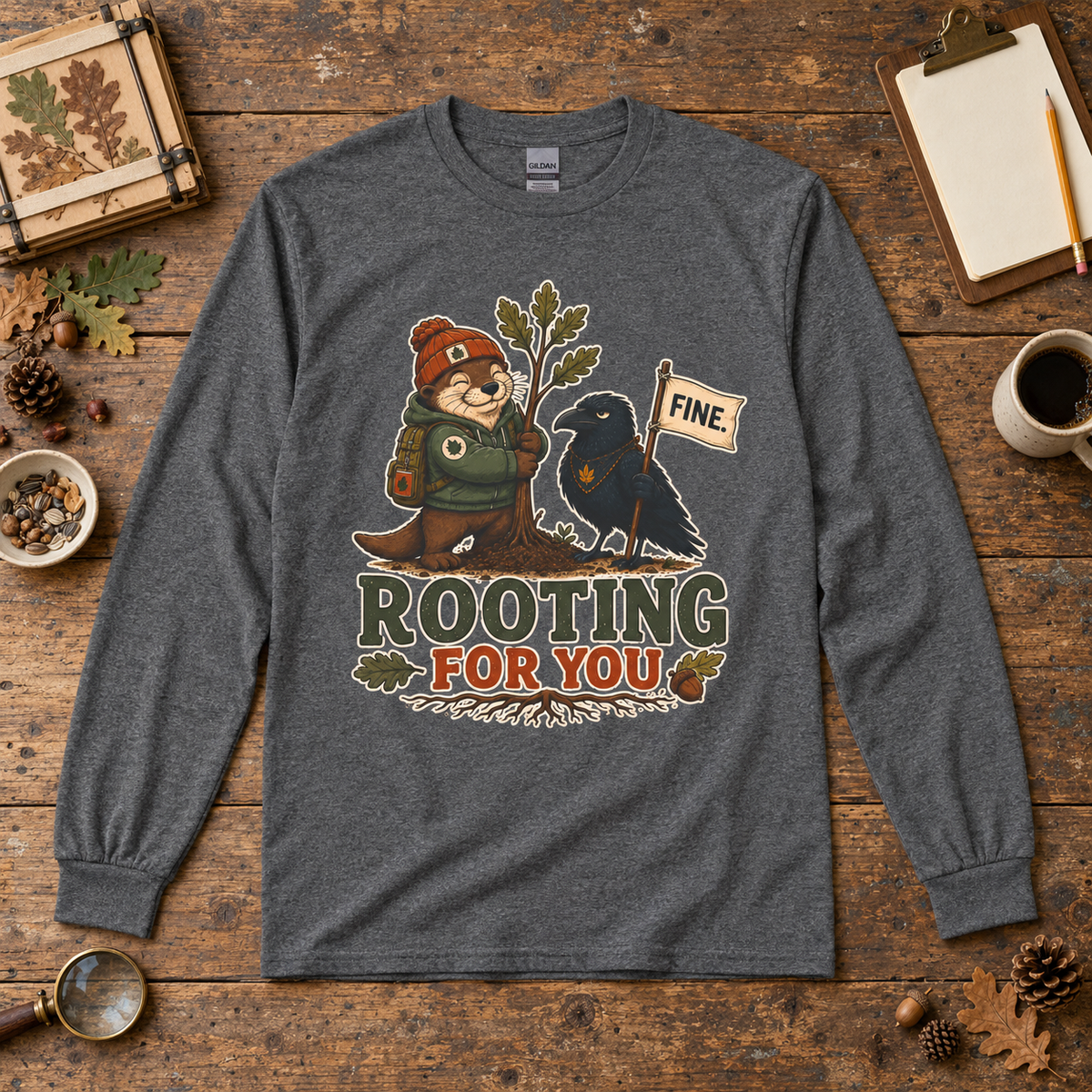 Rooting for You Otto and Echo Long Sleeve T-Shirt