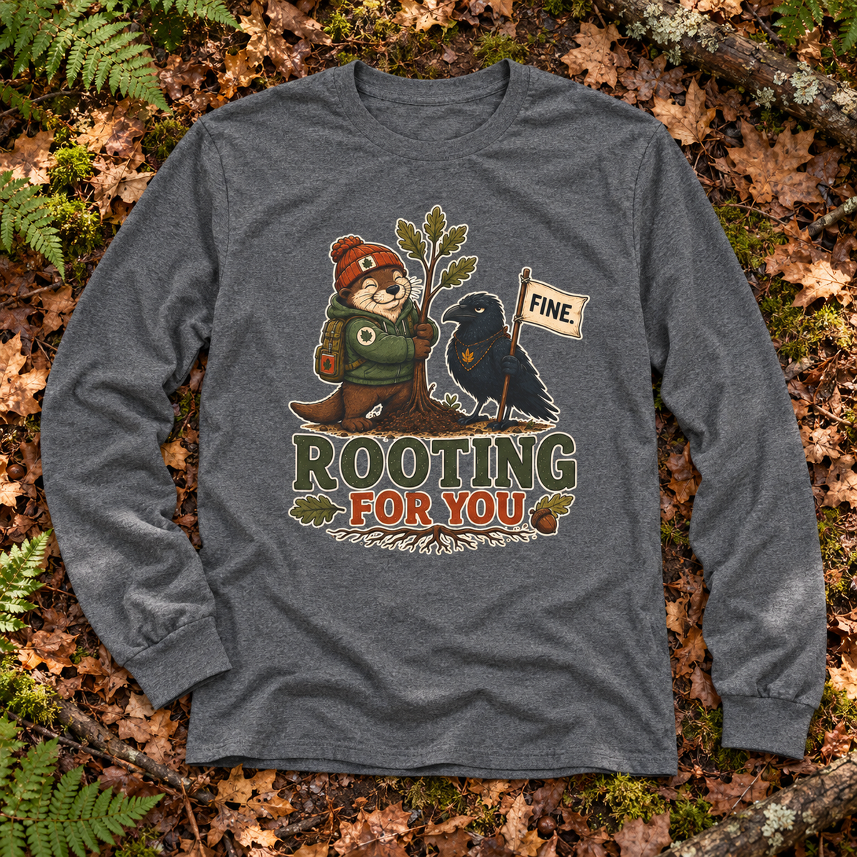Rooting for You Otto and Echo Long Sleeve T-Shirt