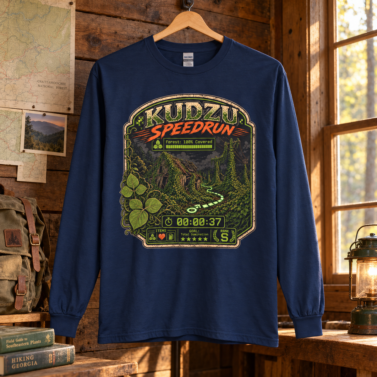 Kudzu Speedrun Long Sleeve T-Shirt