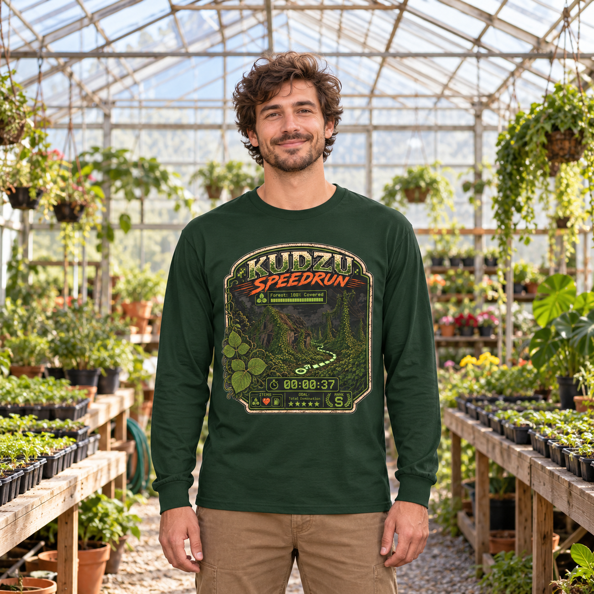 Kudzu Speedrun Long Sleeve T-Shirt