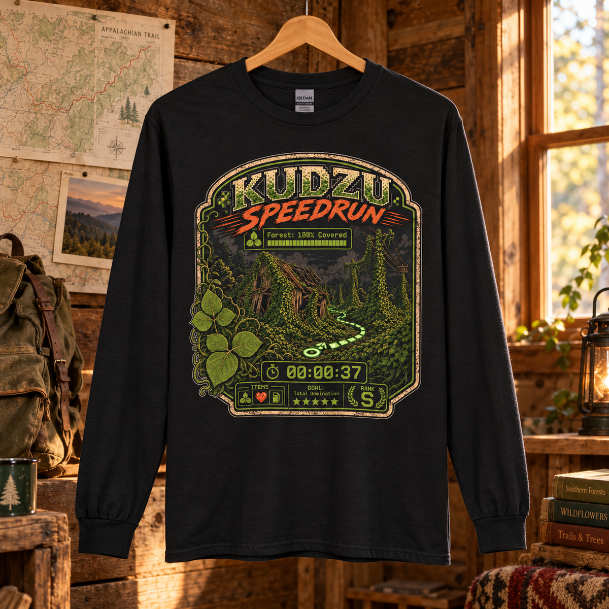 Kudzu Speedrun Long Sleeve T-Shirt
