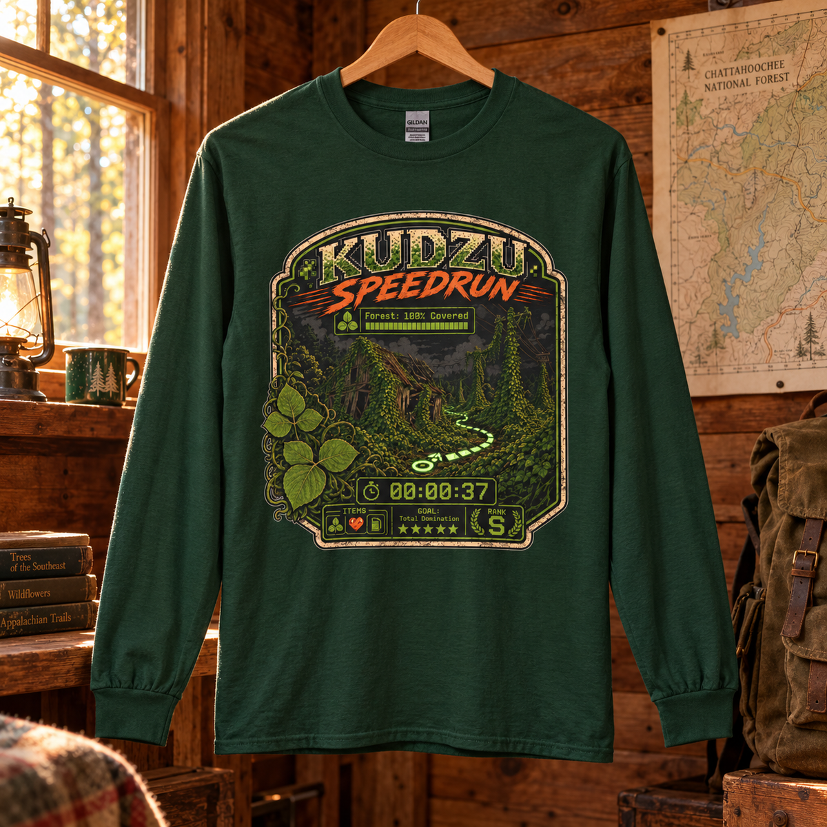 Kudzu Speedrun Long Sleeve T-Shirt