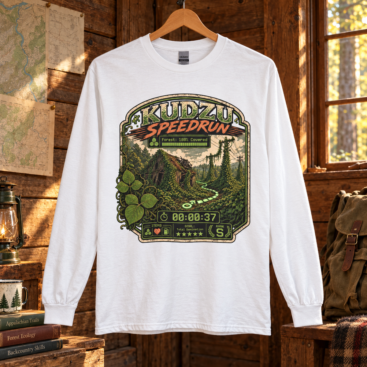 Kudzu Speedrun Long Sleeve T-Shirt