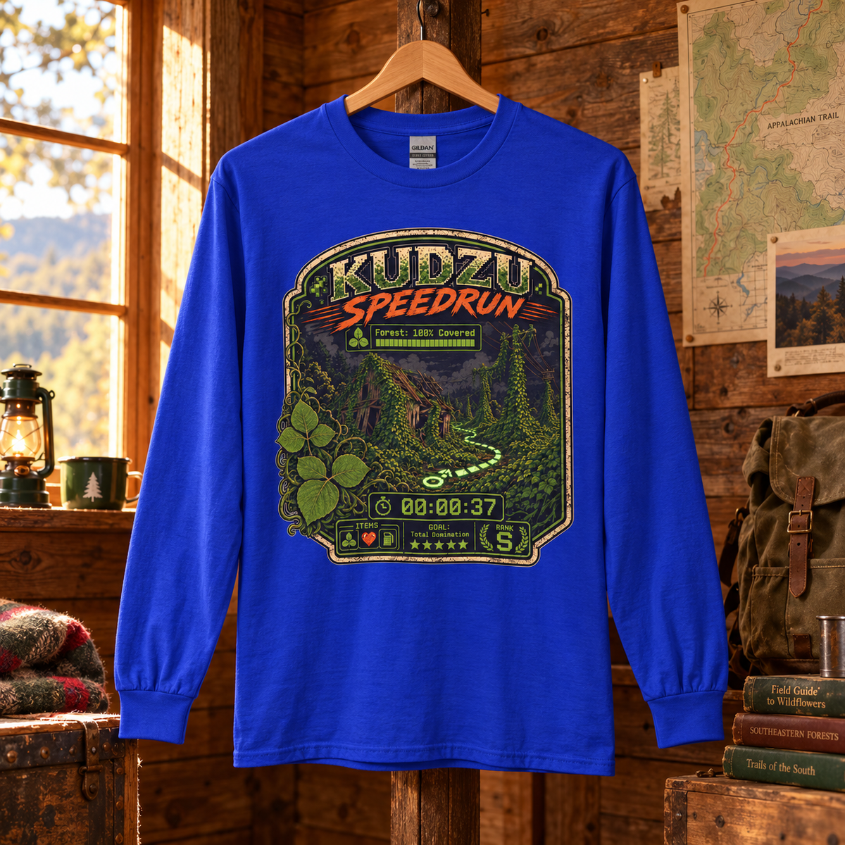 Kudzu Speedrun Long Sleeve T-Shirt