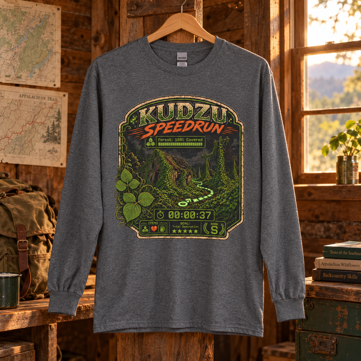 Kudzu Speedrun Long Sleeve T-Shirt