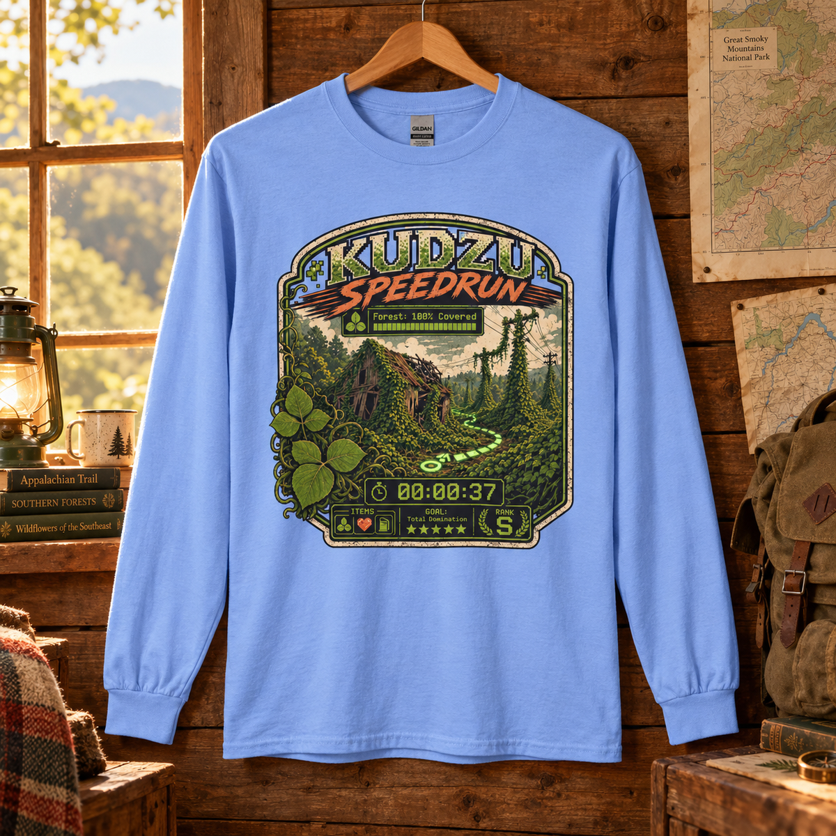 Kudzu Speedrun Long Sleeve T-Shirt