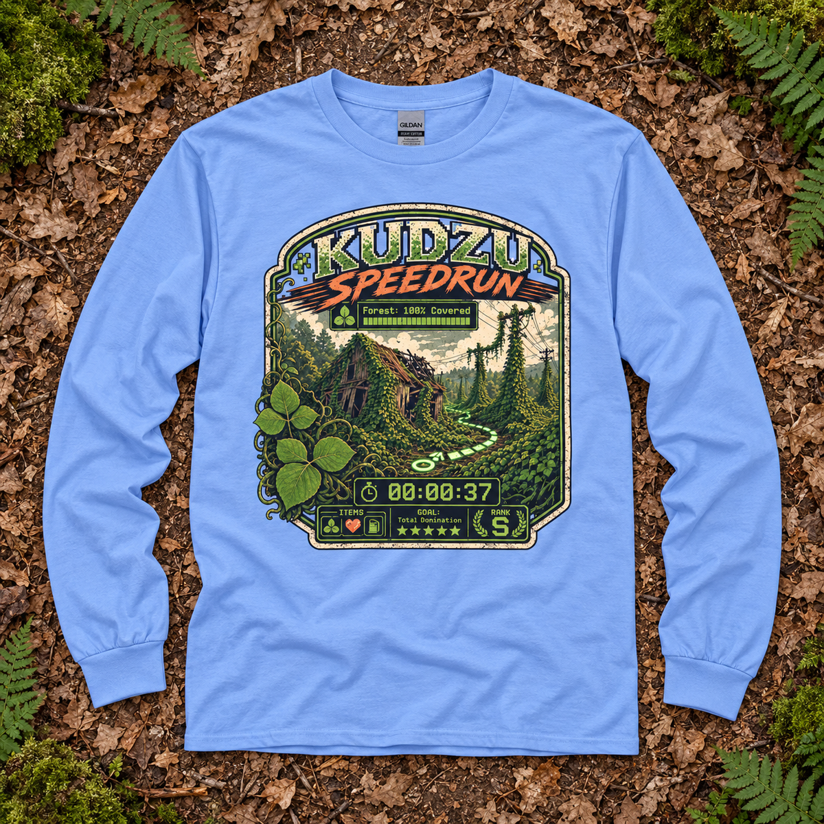 Kudzu Speedrun Long Sleeve T-Shirt