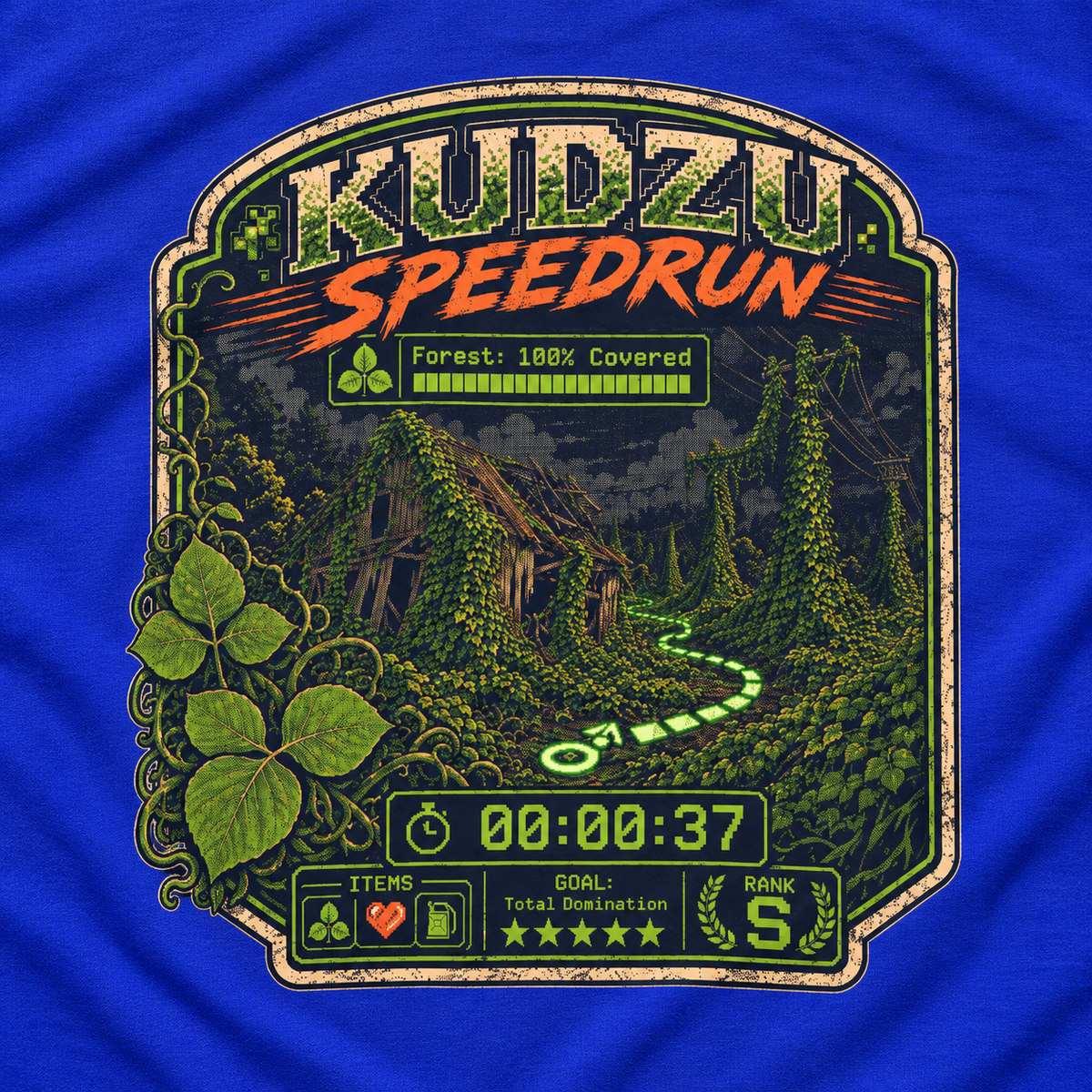 Kudzu Speedrun Long Sleeve T-Shirt