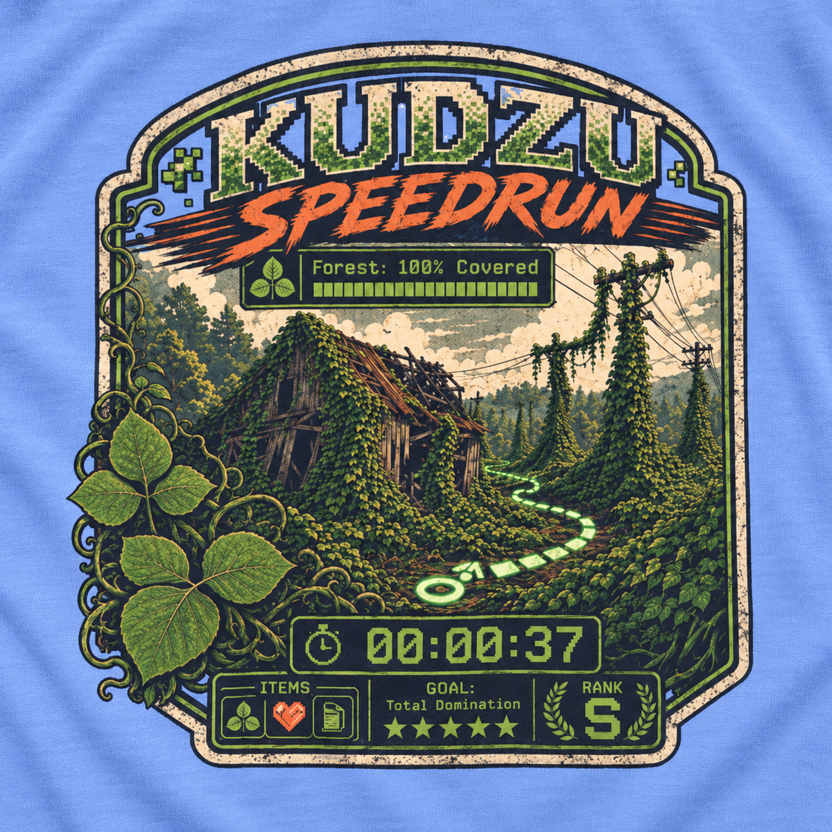 Kudzu Speedrun Long Sleeve T-Shirt