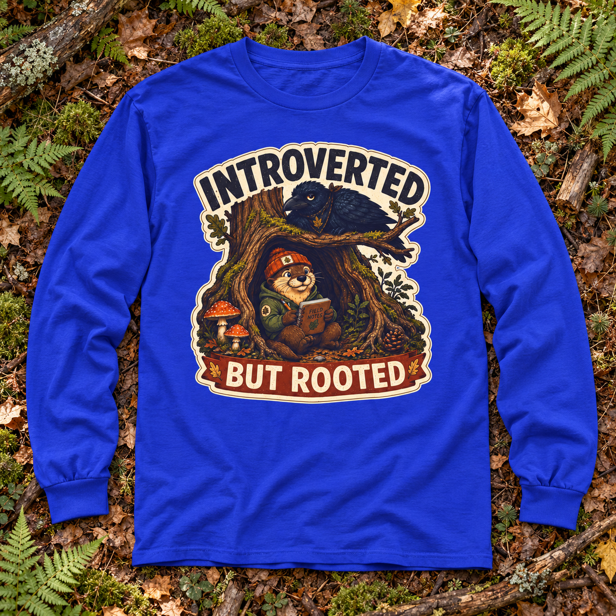 Introverted But Rooted Otto and Echo Long Sleeve T-Shirt