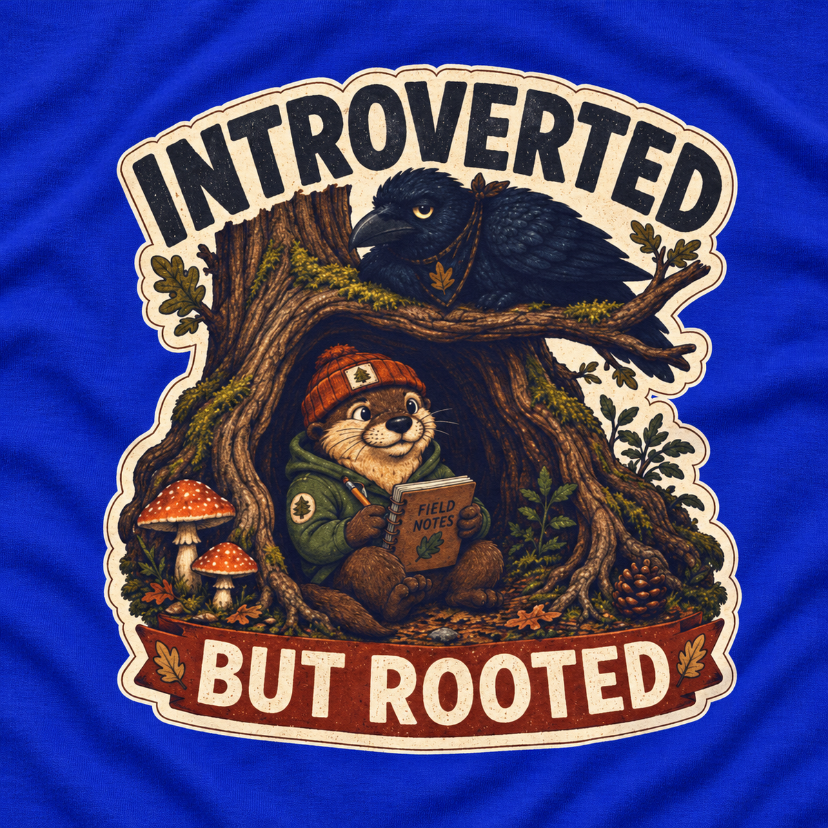 Introverted But Rooted Otto and Echo Long Sleeve T-Shirt