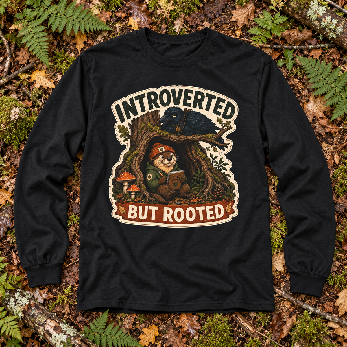 Introverted But Rooted Otto and Echo Long Sleeve T-Shirt
