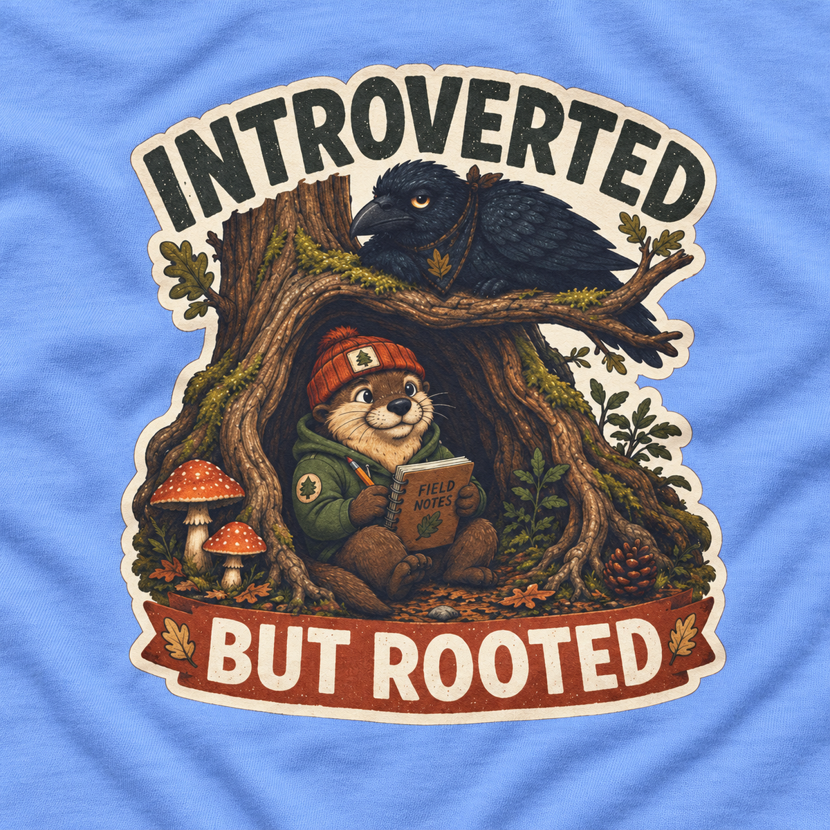 Introverted But Rooted Otto and Echo Long Sleeve T-Shirt