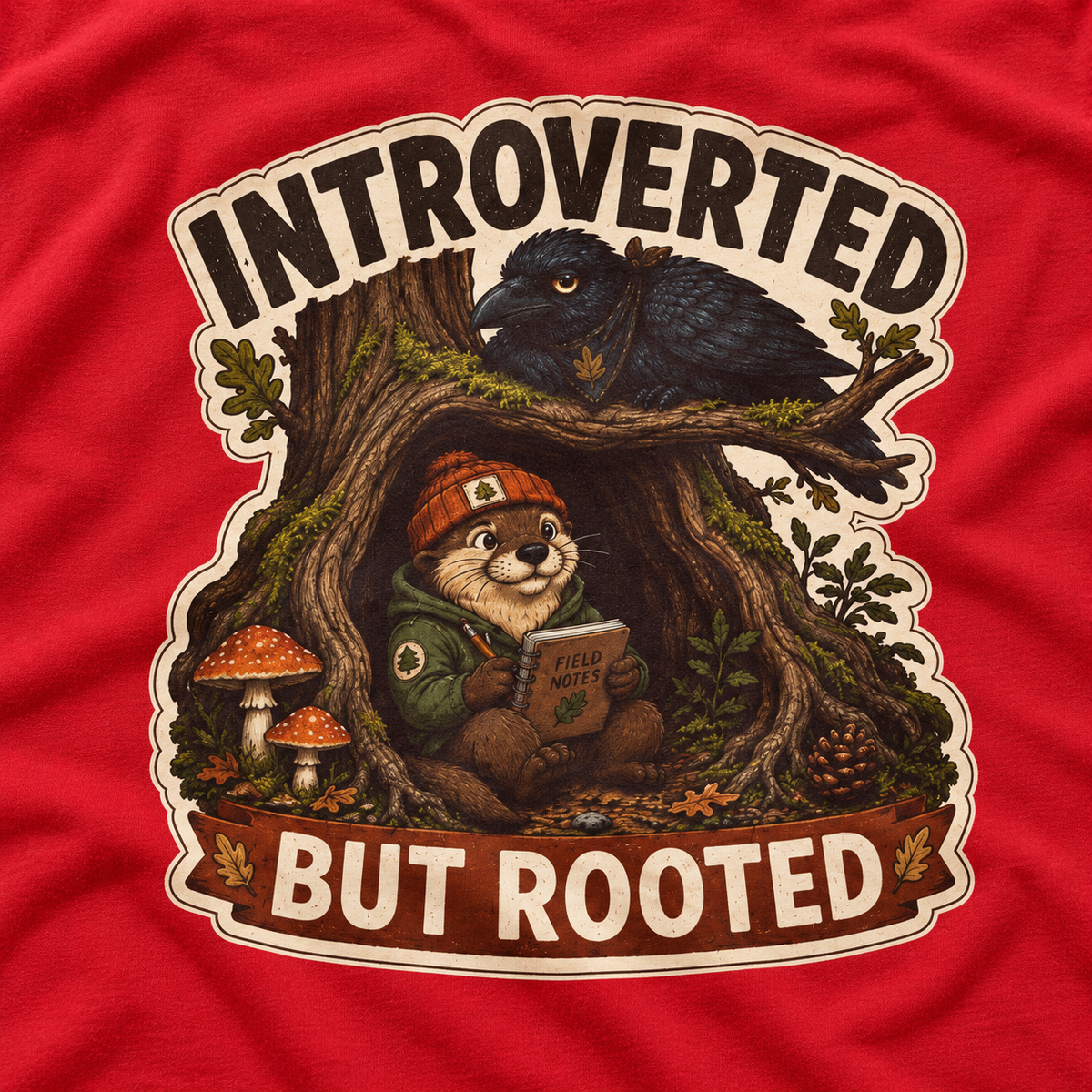 Introverted But Rooted Otto and Echo Long Sleeve T-Shirt