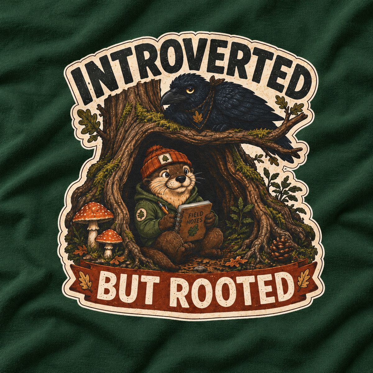 Introverted But Rooted Otto and Echo Long Sleeve T-Shirt