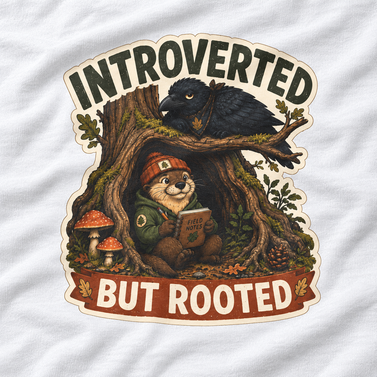 Introverted But Rooted Otto and Echo Long Sleeve T-Shirt