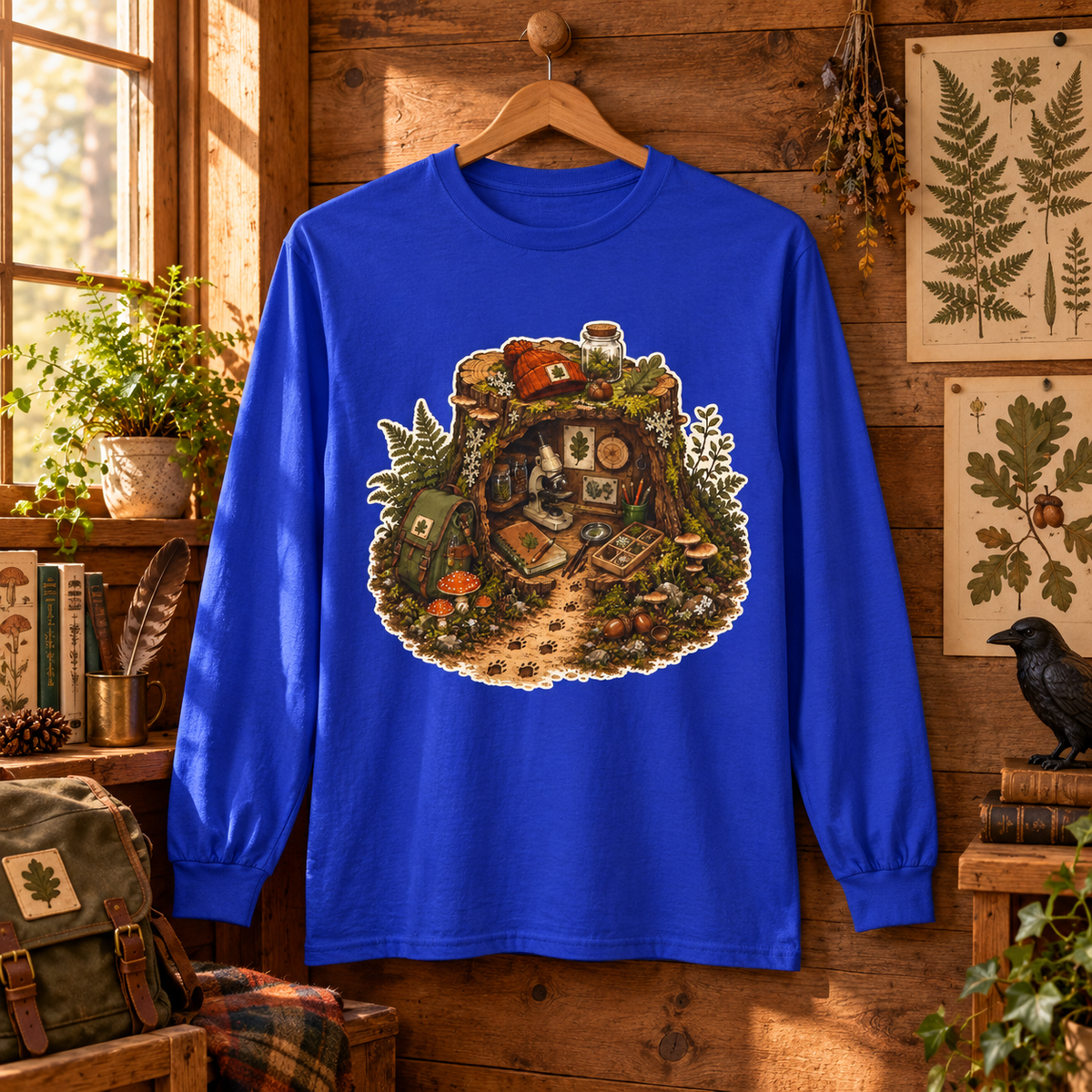 Otto's Tree Stump Lab Otto and Echo Long Sleeve T-Shirt