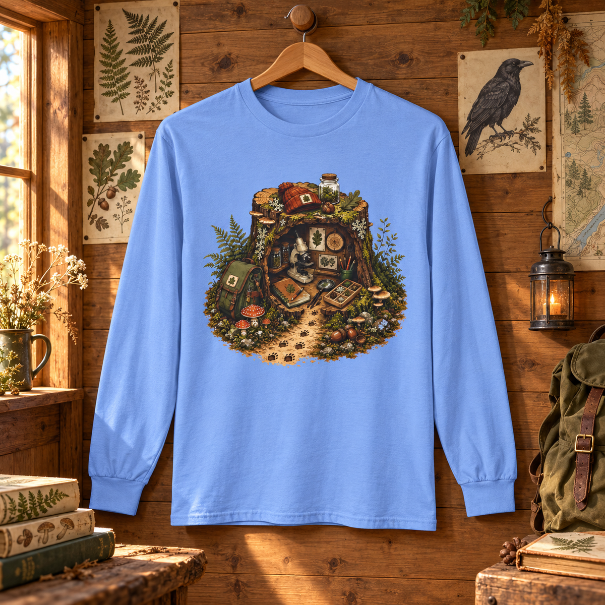 Otto's Tree Stump Lab Otto and Echo Long Sleeve T-Shirt