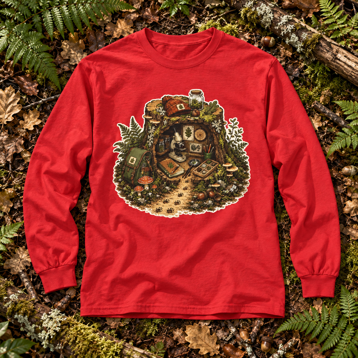 Otto's Tree Stump Lab Otto and Echo Long Sleeve T-Shirt