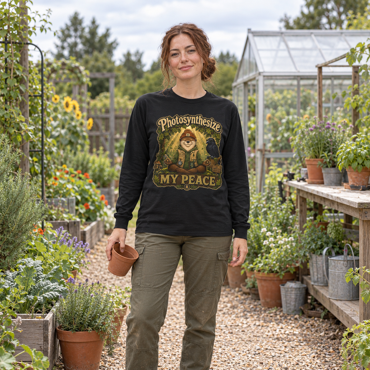 Photosynthesize My Peace Version 1 Long Sleeve T-Shirt