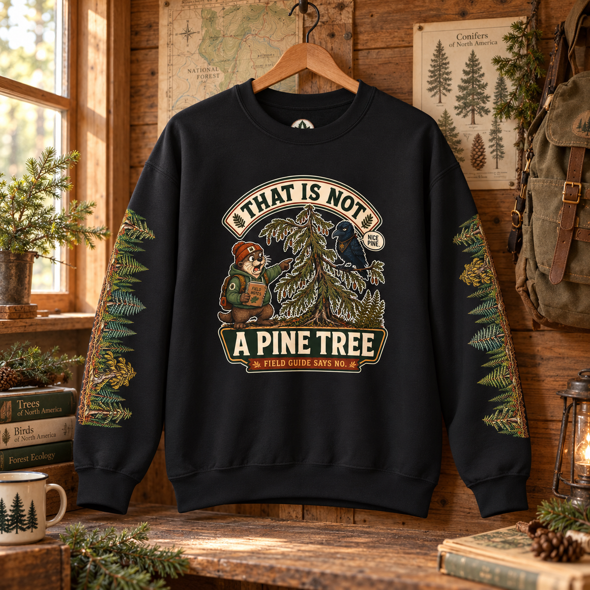 That Is Not a Pine Tree Version 1, Otto and Echo Sweatshirt
